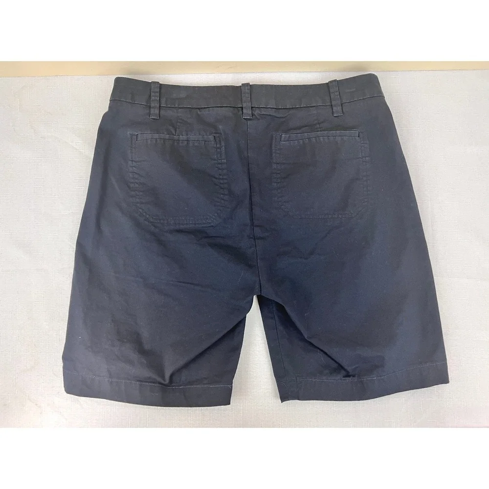 Vince Chino Shorts Womens 12 Navy Blue Excellent Cotton Stretch VR72821587